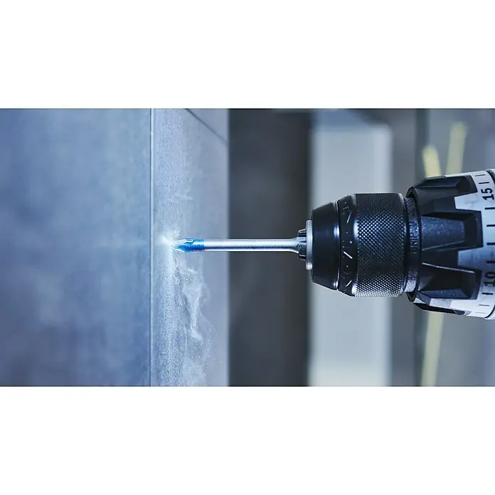 Bosch Professional Expert Fliesenbohrer-Set - Durchmesser: 5 mm - 8 mm, Materialeignung: Fliesen, 3 -tlg. - Anwendungsbeispiel