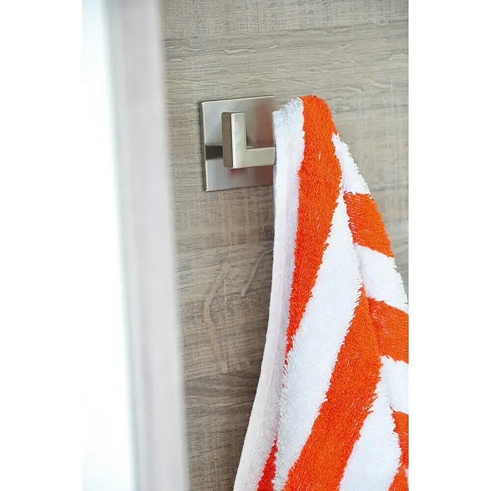 Siro Garderobenhaken 2331/ZN21KV1S - L x B x H: 60 x 50 x 38 mm, Anzahl Haken: 1 Stk., Vernickelt poliert - Anwendungsbeispiel