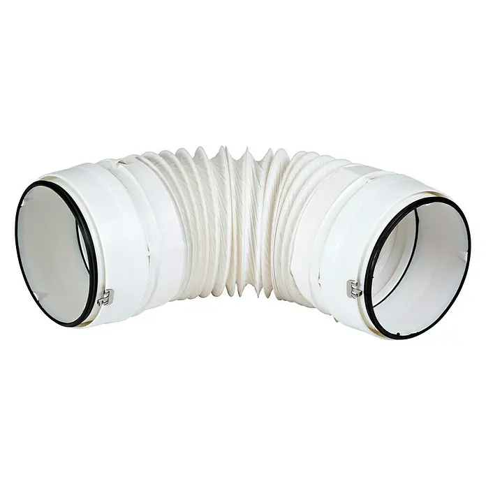 Codo flexible redondo Tubpla Pure - Diámetro: 100 mm - Vista angular