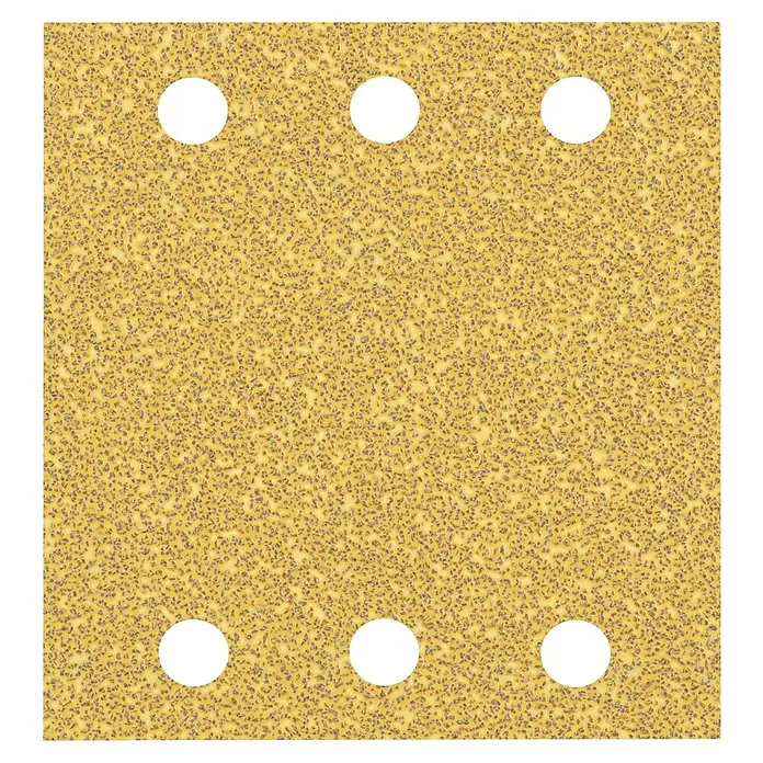 Bosch Expert Schleifblätter C470 - Körnung: 40, 115 x 107 mm, Klettbefestigung, 10 Stk. - Vorderansicht