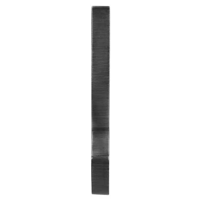 Siro Garderobenhaken 2432/ZN75 - L x B x H: 15 x 150 x 71 mm, Anzahl Haken: 1 Stk., Eisen antik - Vorderansicht