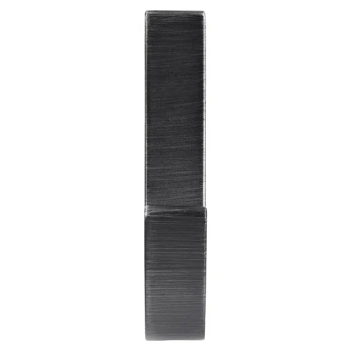 Siro Garderobenhaken 2432/ZN75 - L x B x H: 15 x 81 x 40 mm, Anzahl Haken: 1 Stk. - Vorderansicht