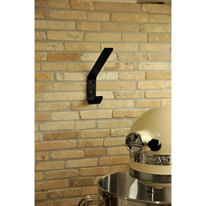 Siro Garderobenhaken - L x B x H: 19 x 120 x 75 mm, Anzahl Haken: 1 Stk. - Stimmungsaufnahme