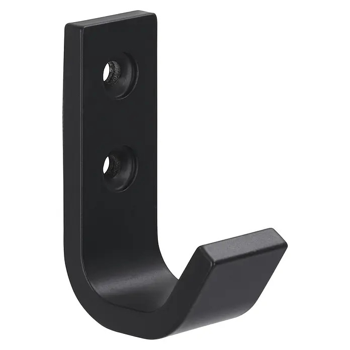 Siro Garderobenhaken - L x B x H: 19 x 54 x 37 mm, Anzahl Haken: 1 Stk. - Diagonale Ansicht