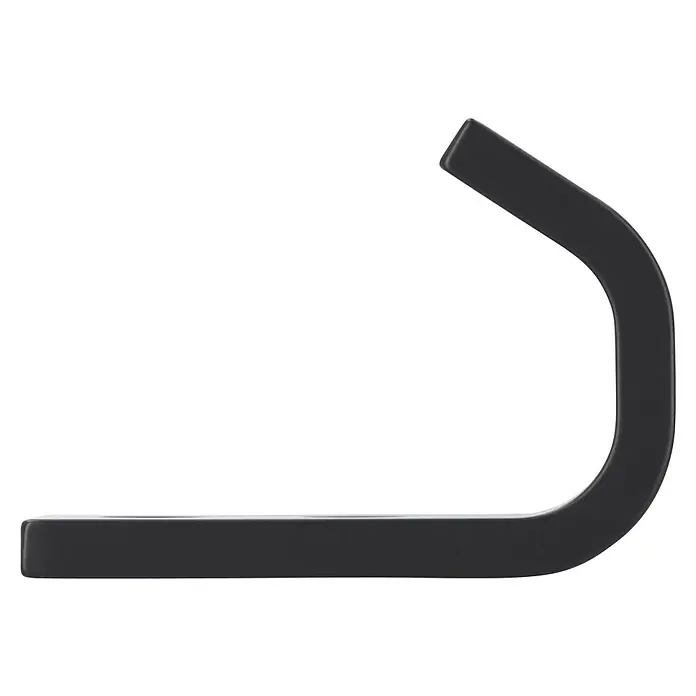 Siro Garderobenhaken - L x B x H: 19 x 54 x 37 mm, Anzahl Haken: 1 Stk. - Rechte Seitenansicht