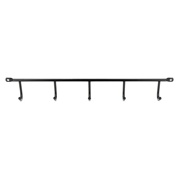Siro Garderobenleiste 2081-350 - L x B x H: 350 x 53 x 32 mm, Anzahl Haken: 5 Stk. - Vorderansicht