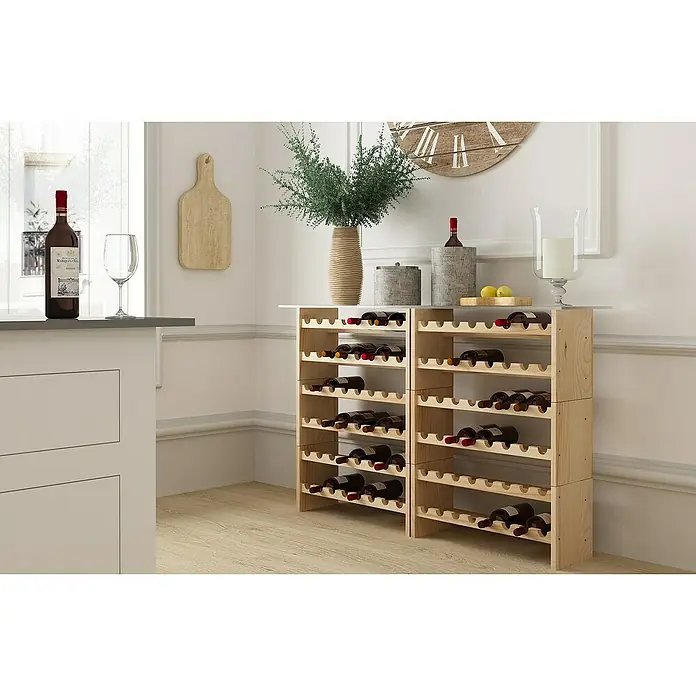 Astigarraga Weinregal - L x B x H: 25 x 68 x 30 cm, Anzahl Flaschen: 16 Stk. - Stimmungsaufnahme