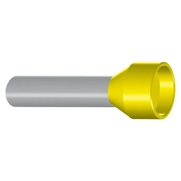 Aderendhülse - Gelb, 6 mm², 10 Stk. - Rechte Seitenansicht