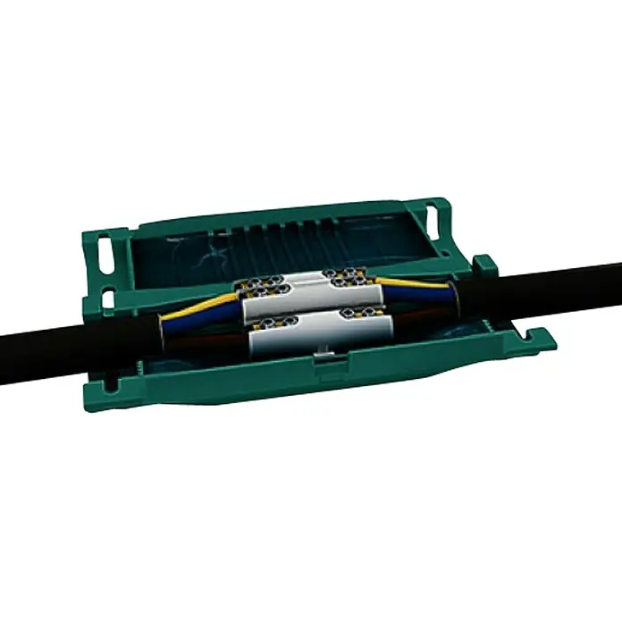 HellermannTyton Gelmuffe - Passend für: Kabel 3x1,5-5x6mm² - Diagonale Ansicht