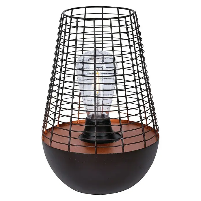 Luxform Led-tafellamp USB oplaadbaar Chelsea - l x b x h: 180 x 180 x 270 mm - Vooraanzicht