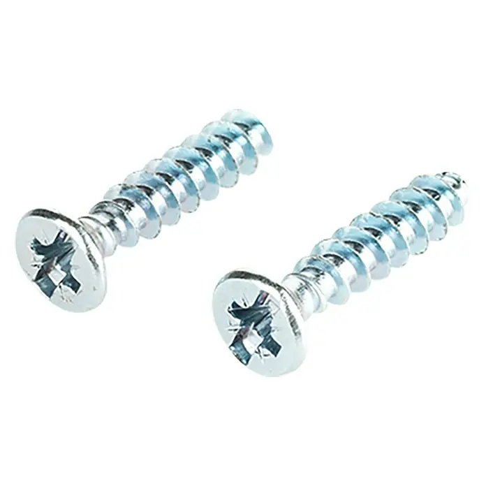 ASS Schraube für UP-Dose - Ø x L: 3,2 x 15 mm, 100 Stk. - Diagonale Ansicht