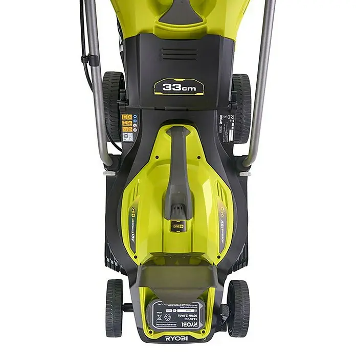 Ryobi ONE+ Akumulatorska kosilica OLM 1833B - 18 V, Širina reza: 33 cm - Detaljan prikaz