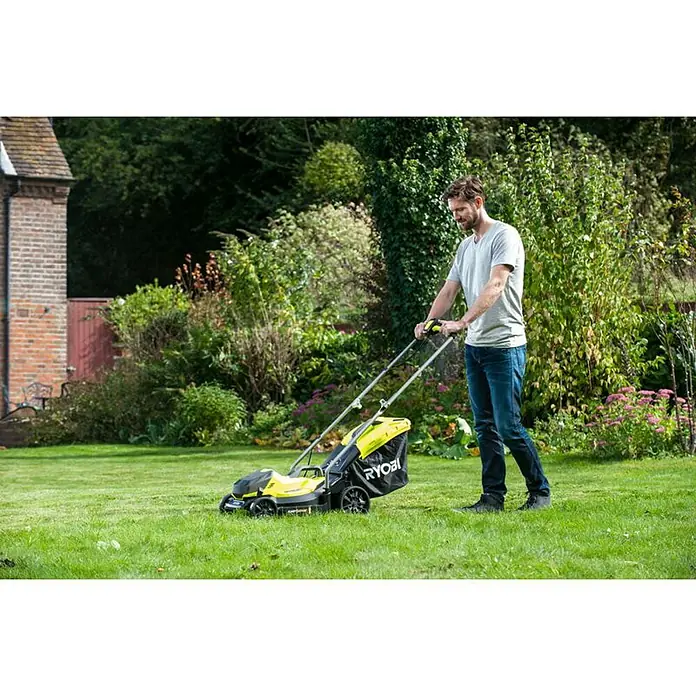 Ryobi ONE+ Akumulatorska kosilica OLM 1833B - 18 V, Širina reza: 33 cm - Proizvod u upotrebi