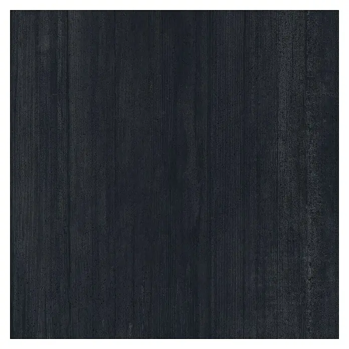 Feinsteinzeugfliese Berlin Black - 59,7 x 59,7 cm, Schwarz, Matt - Draufsicht