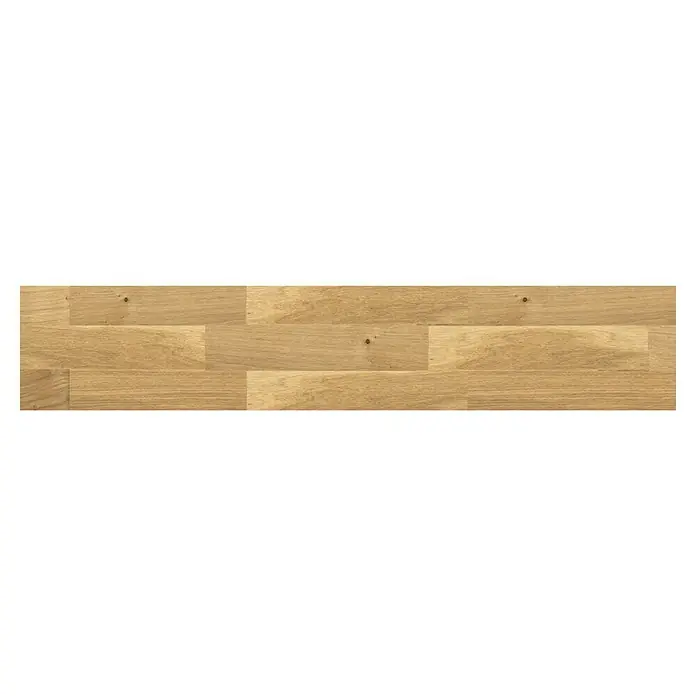 Fertigparkett Eiche Natur geölt - 220 x 18 x 1,35 cm, 3-Stab - Draufsicht
