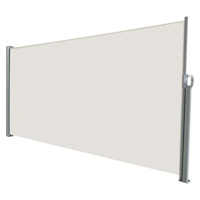 Mobile Seitenmarkise - Beige, L x H: 3 x 1,6 m - Diagonale Ansicht