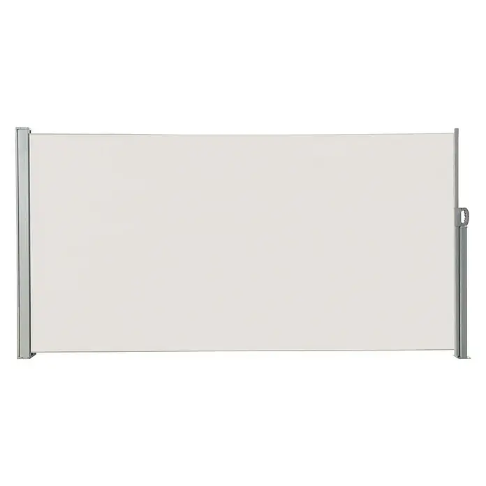 Mobile Seitenmarkise - Beige, L x H: 3 x 1,6 m - Vorderansicht
