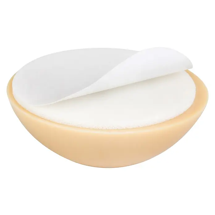 Walteco Türstopper - Ø x H: 30 x 12 mm, Beige, 2 Stk. - Diagonale Ansicht