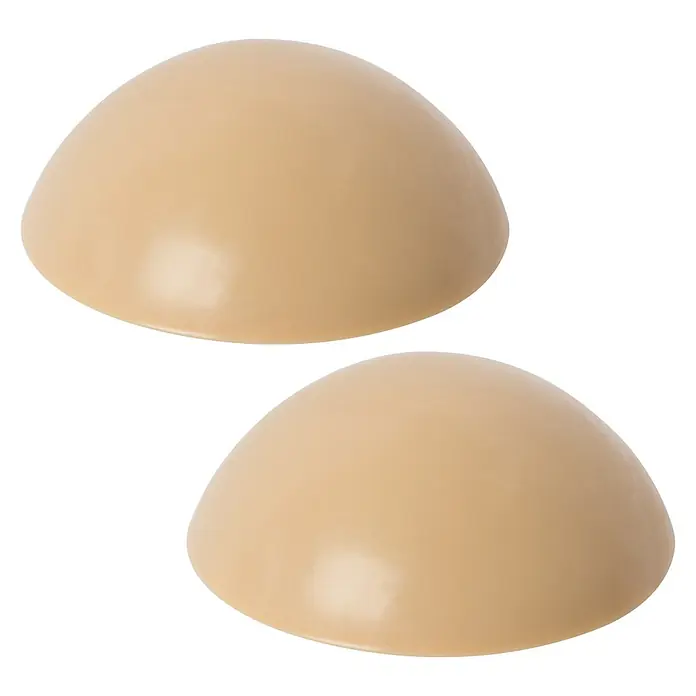 Walteco Türstopper - Ø x H: 30 x 12 mm, Beige, 2 Stk. - Diagonale Ansicht