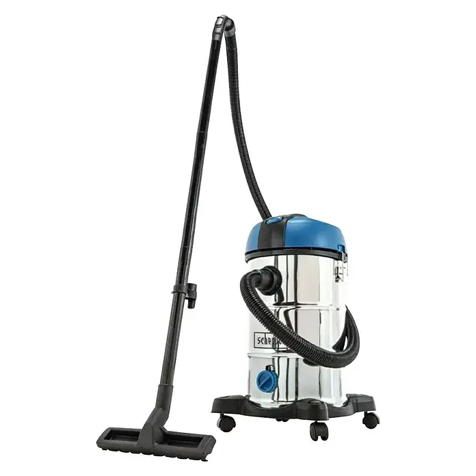 Scheppach Usisivač za mokro i suho usisavanje NTS30V2 - 30 l, Snaga: 1.200 W - Dijagonalni pogled
