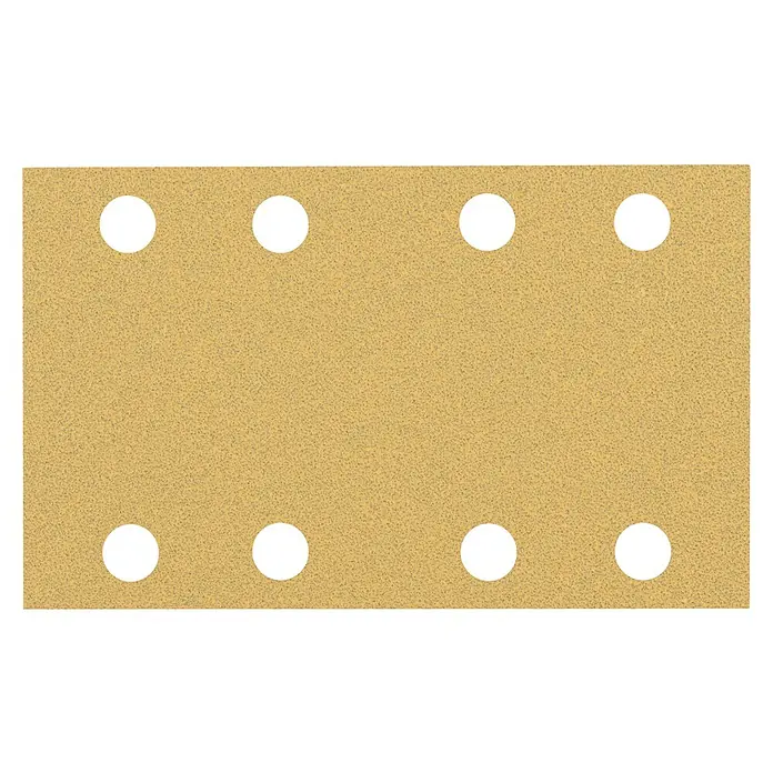 Bosch Expert Schleifblätter C470 - Körnung: 80, 80 x 133 mm, Klettbefestigung, 10 Stk. - Vorderansicht