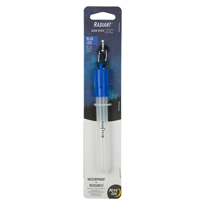 Nite Ize LED-Leuchtstab - Blau - Vorderansicht