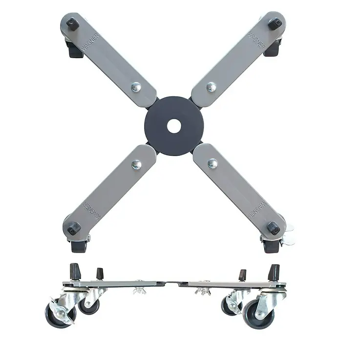 Gardol Pflanzenroller Sunline Basic - Stahl, Max. Belastung: 100 kg - Draufsicht