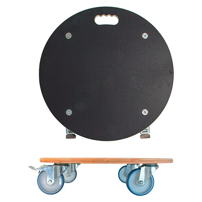 Gardol Pflanzenroller XXL Grip - Rund, Max. Belastung: 300 kg - Draufsicht