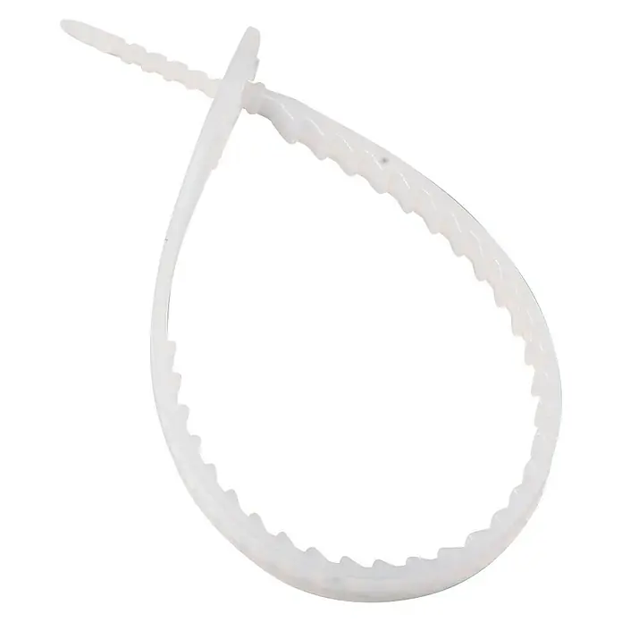 Befestigungsschlaufe - 25 Stk./Packung, Kunststoff, Transparent - Diagonale Ansicht