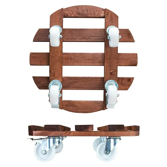 Gardol Pflanzenroller Massiv - 45 cm, Max. Belastung: 250 kg - Ansicht von unten