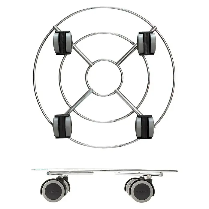 Gardol Pflanzenroller Trend Soft - 30 cm, Max. Belastung: 60 kg - Ansicht von unten