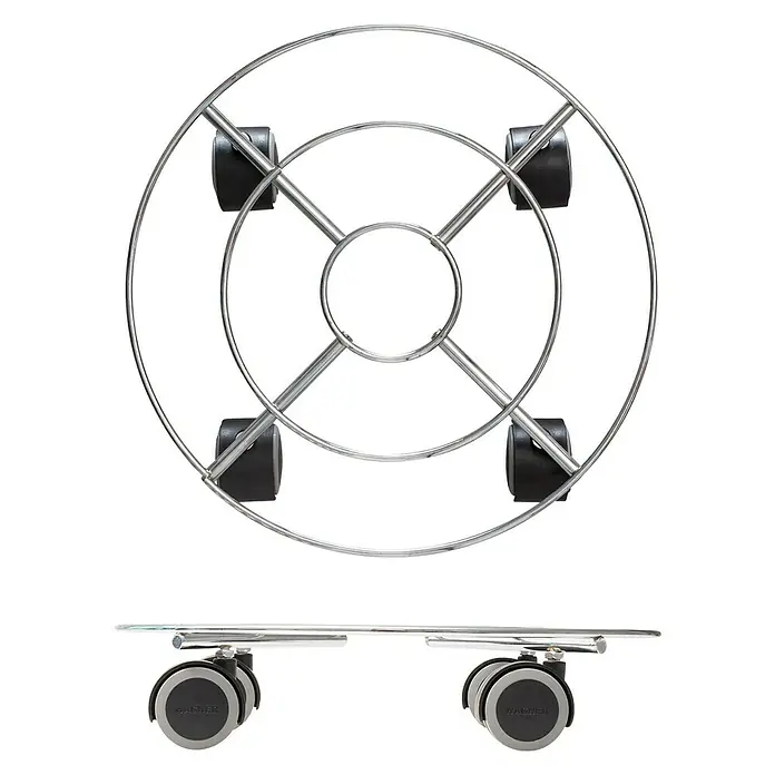 Gardol Pflanzenroller Trend Soft - 30 cm, Max. Belastung: 60 kg - Vorderansicht