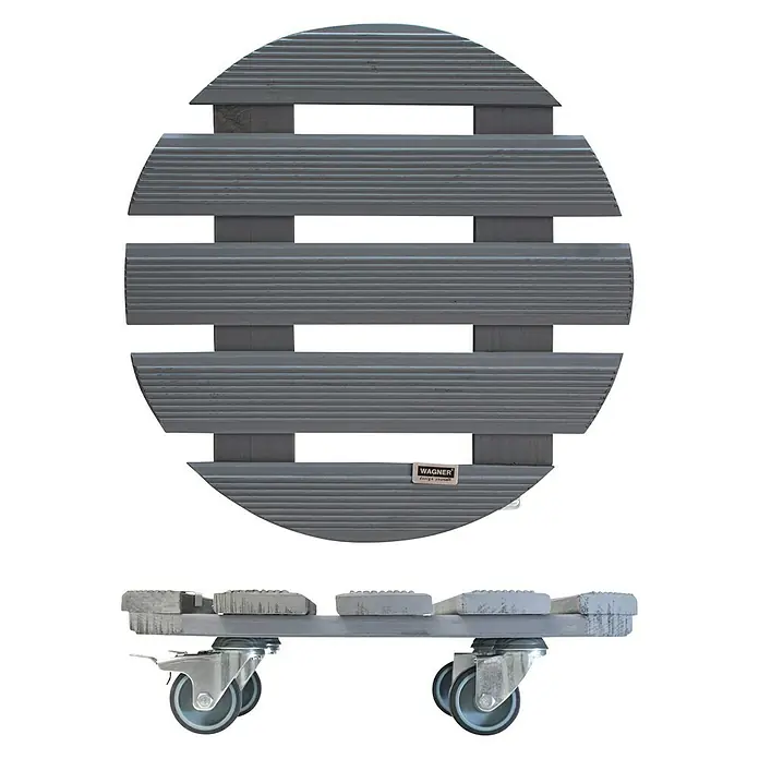 Gardol Pflanzenroller Verona - 38 cm, Max. Belastung: 200 kg - Draufsicht