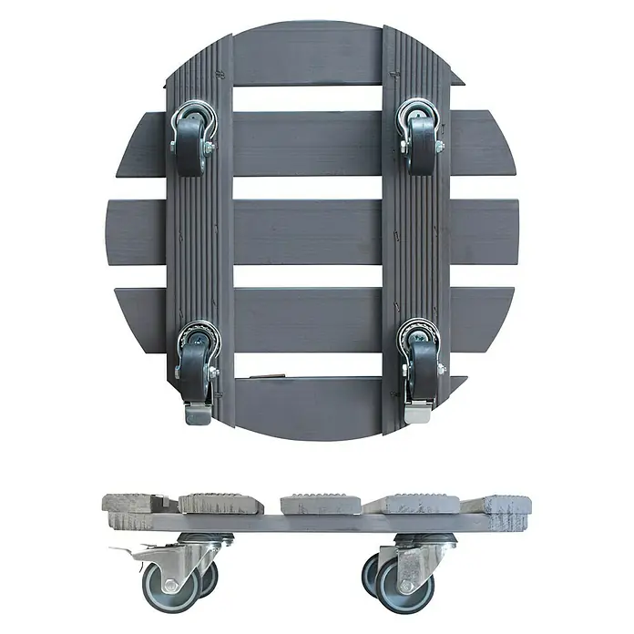 Gardol Pflanzenroller Verona - 38 cm, Max. Belastung: 200 kg - Vorderansicht