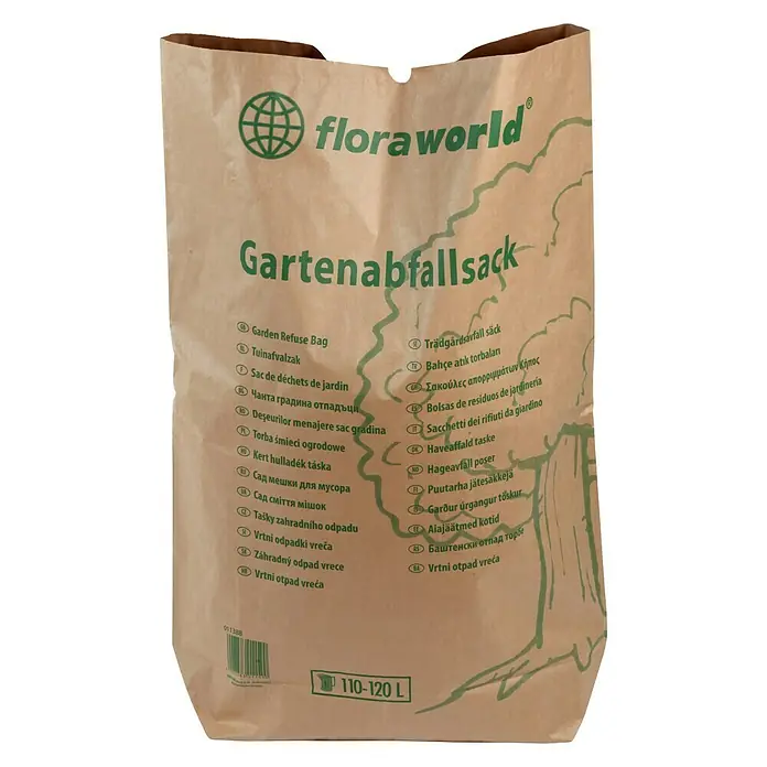 Floraworld Classic Papiersack - 110 l - Vorderansicht
