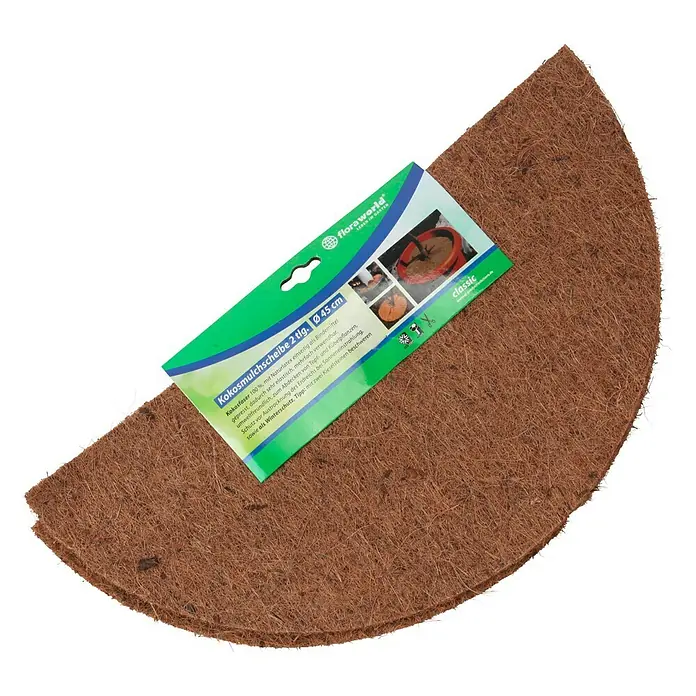 Floraworld Kokosmulchscheibe - 45 cm - Ansicht von oben