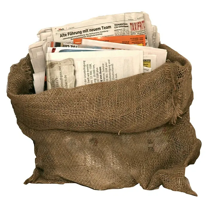 Floraworld Classic Gartensack - Natur, 80 cm - Anwendungsbeispiel