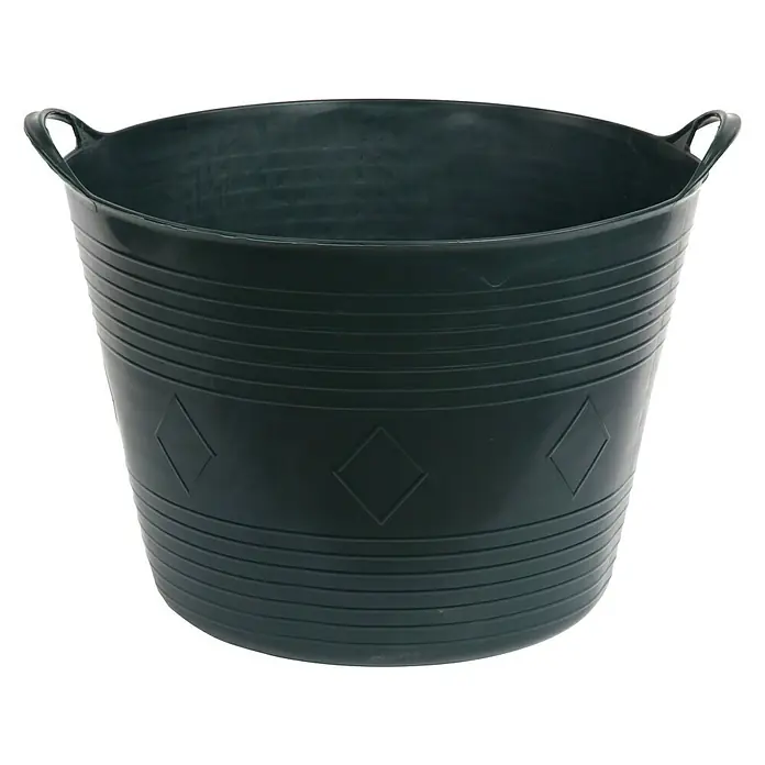 Gartenkorb - Kunststoff, Fassungsvermögen: 40 l, Grün - Vorderansicht