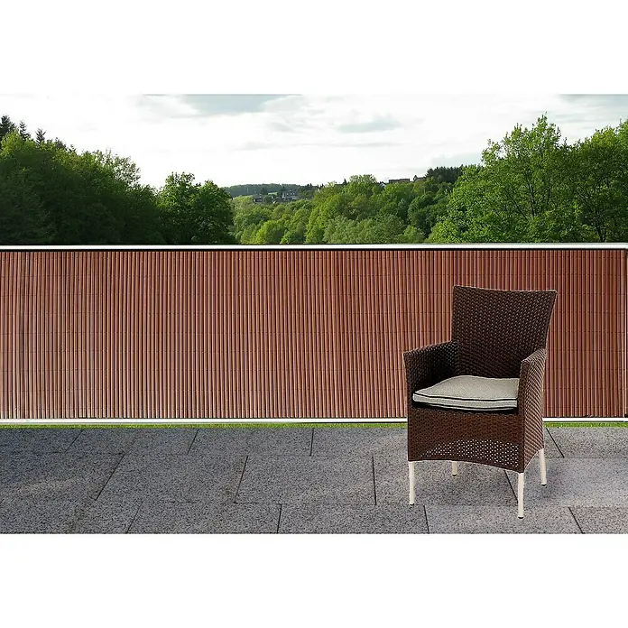 Gardol Comfort Sichtschutz - Kastanienbraun, 300 x 90 cm - Stimmungsaufnahme