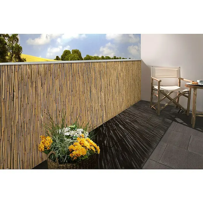 Gardol Schilfrohrmatte - 600 x 100 cm, Geeignet für: Sicht- und Windschutz - Stimmungsaufnahme