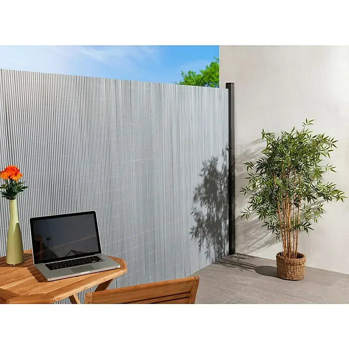 Gardol Comfort Sichtschutz - Silber, 300 x 90 cm - Stimmungsaufnahme