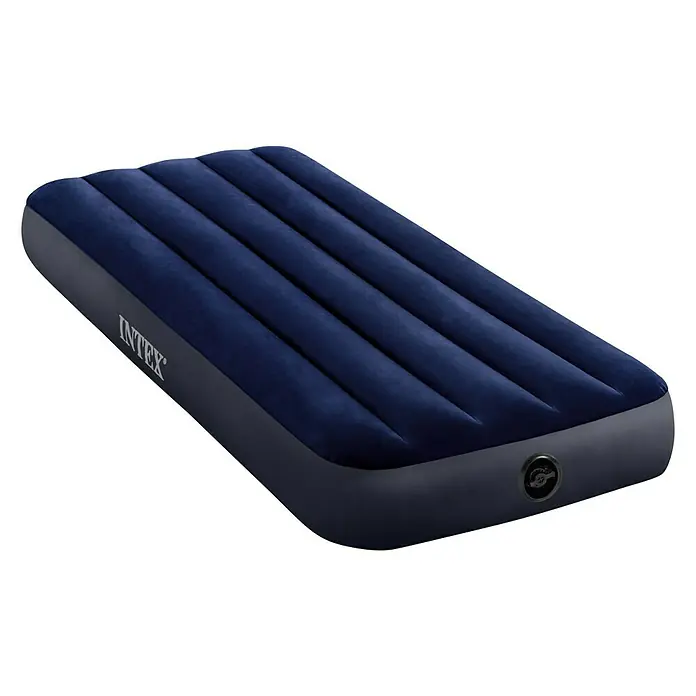 Intex Luftbett Classic Downy Blue Dura-Beam - L x B x H: 191 x 76 x 25 cm, Blau - Diagonale Ansicht