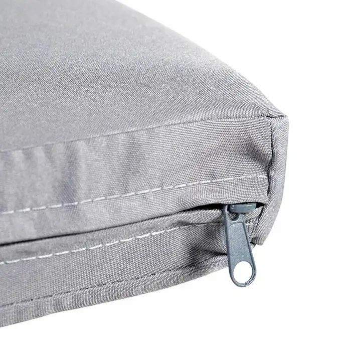 Ležaj za pse s krovom - 70 x 65 x 65 cm, Aluminij, Sive boje - Detaljan prikaz
