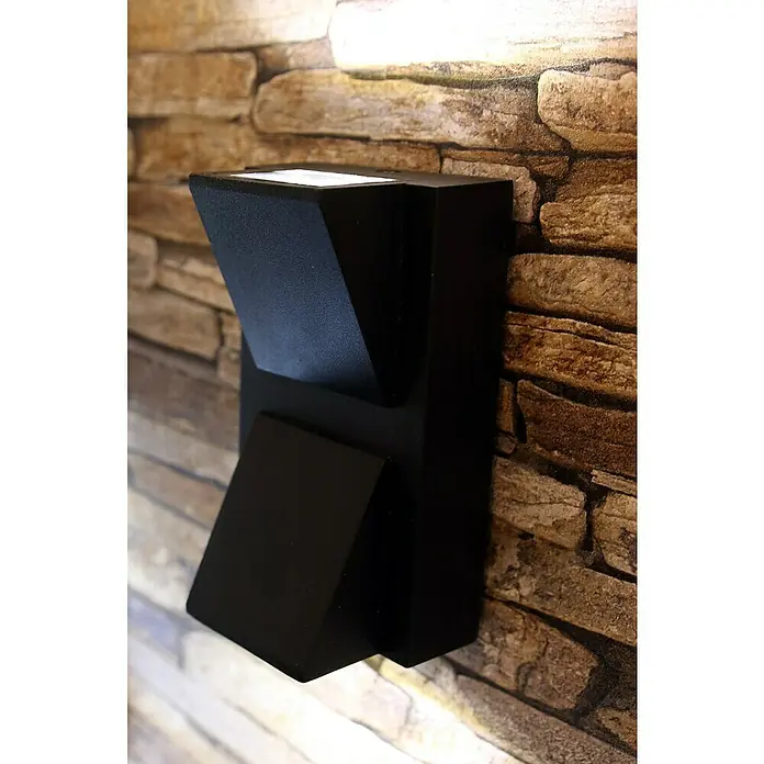 Ferotehna Vanjska zidna LED svjetiljka Berlin - 81 x 63 x 142 mm, Antracit, IP54 - Živopisni prikaz