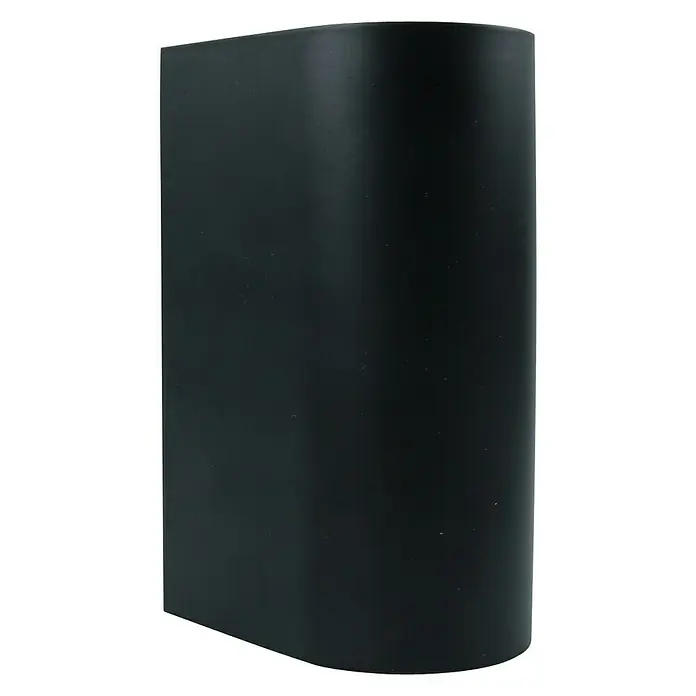 Ferotehna Vanjska zidna svjetiljka Milan - 100 W, 92 x 68 x 150 mm, Crne boje, IP54 - Dijagonalni pogled