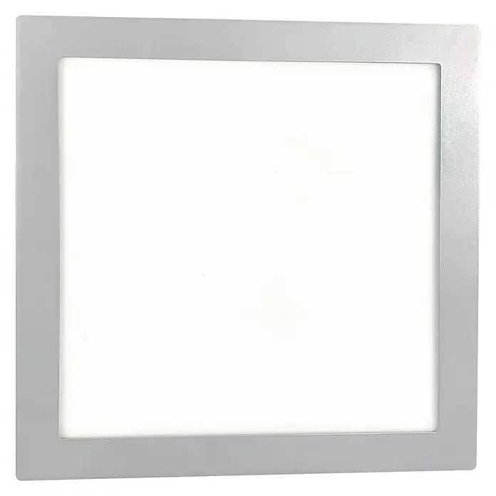 Ferotehna LED panel Slim - 24 W, D x Š x V: 300 x 300 x 12 mm, Srebrne boje, Neutralno bijelo - Pogled sprijeda