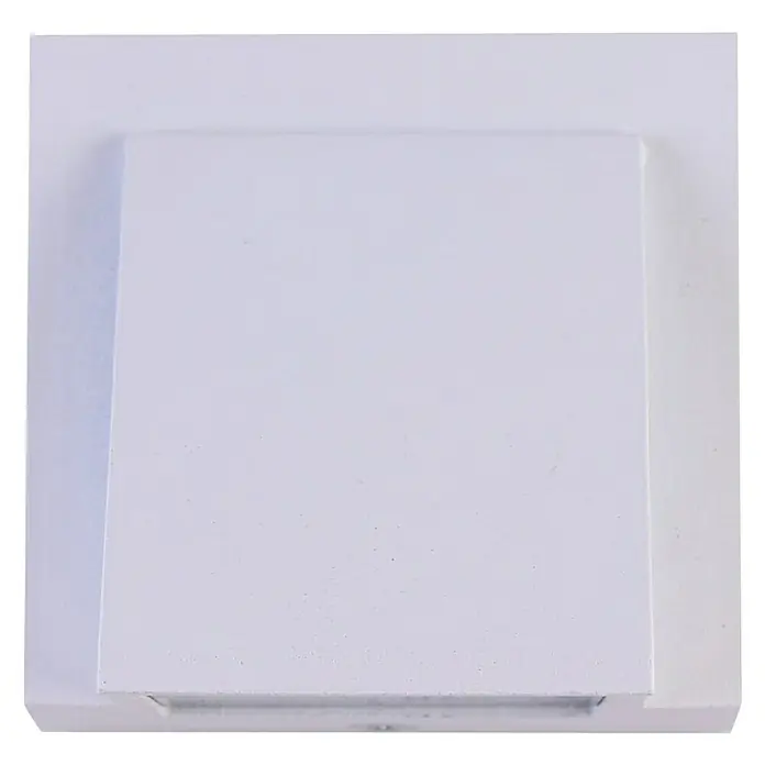 Ferotehna Vanjska zidna LED svjetiljka Down - 76 x 81 x 63 mm, Bijele boje, IP54 - Pogled sprijeda