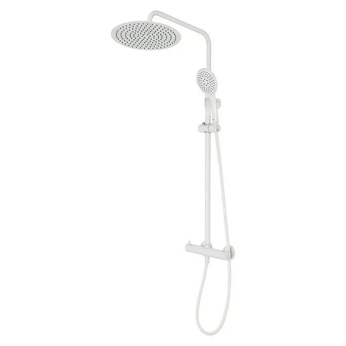 Tiger Regendoucheset Twiss - Gatafstand: 150 mm, Wit - Diagonaal zicht