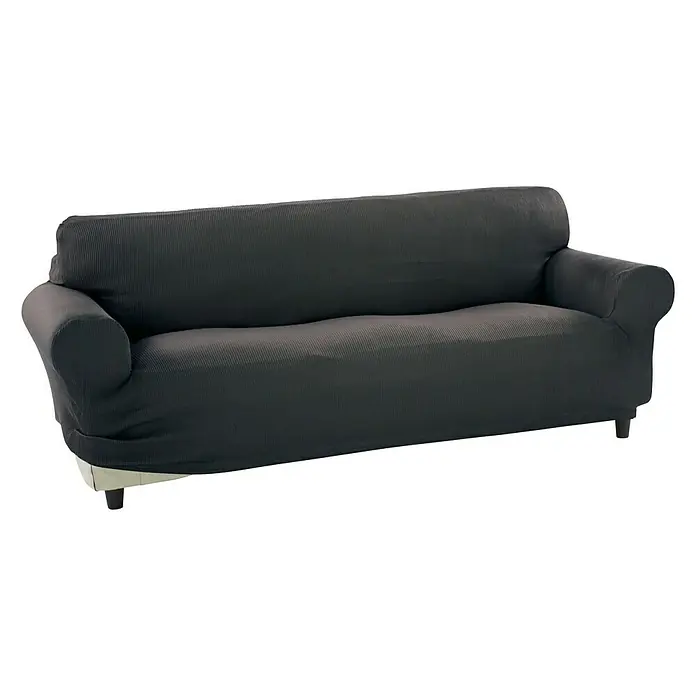 Funda de sofá Vesta - 3 plazas, 180 x 220 cm, Gris - Vista angular