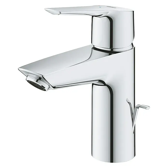 Grohe Start Wastafelkraan - Chroom, Glanzend - Diagonaal zicht
